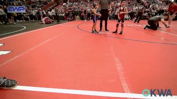 55 lbs Consi Of 4 - Boston Fry, Morrison Takedown Club vs Callum Siale, Chaparral Kids Wrestling Club