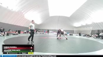 141 lbs Round 2 (8 Team) - Sabian Russell, Quincy vs Keandre Poellnitz, Montevallo