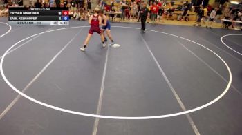 190 lbs Champ. Round 1 - Caysen Martinek, WI vs Earl Kelnhofer, IL
