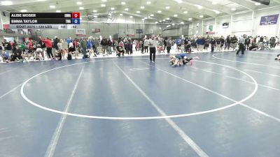 120 lbs Cons. Sub-rd Of 16 - Emma Taylor, Thoroughbred Wrestling Academy vs Alise Moser, Iowa