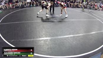 102 lbs Quarterfinals (8 Team) - Alejandro Dieguez, Kansas Pythons vs Alberto Verdin, North Dakota 2