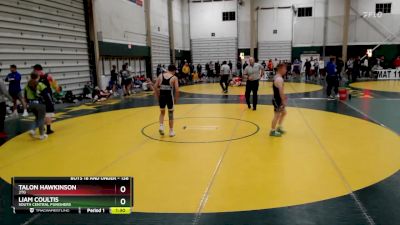 138 lbs Quarterfinal - Liam Coultis, South Central Punishers vs Talon Hawkinson, 2TG