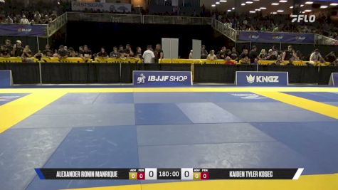 Kaiden Tyler Kosec vs Alexander Ronin Manrique 2026 Pan Kids Jiu-Jitsu IBJJF Championship