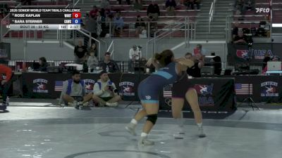 55 kg Quarters - Rose Kaplan, Warrior RTC vs Sara Sterner, Cardinal WC