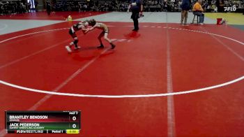 57 lbs Cons. Round 1 - Jack Pederson, Summit Wrestling Academy vs Brantley Bendson, Staples