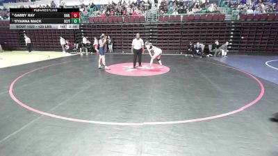 130 lbs Quarterfinal - Gabby Ray, Darlington vs Tiyanna Mack, Blythewood