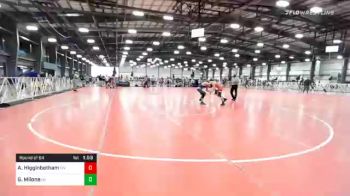 132 lbs Prelims - Aaron Higginbotham, WV vs Greg Milone, NY