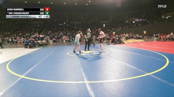 6A Boys 157 lbs Champ. Round 2 - Josh Wardell, Sprague Boys vs Nic Chiarchiaro, Lakeridge Boys