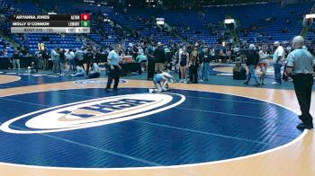 125 lbs Cons. Round 2 - Aryanna Jones, Alton (Sr.) vs Molly O`Connor, Lemont (H.S.)