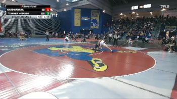190 lbs Champ. Round 2 - Tanner Hodgins, Howell vs Chad Sadaka, Bergen Catholic