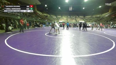 144 lbs 7th Place - Jackson Golding, Bakersfield vs Uriell Hernandez, Madera South