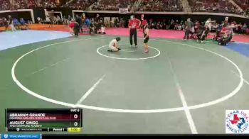 80 lbs Round 1 - Abraham Grande, Malicious Grounds Wrestling Club vs August Gingg, Apex Grappling Academy