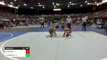 120 lbs Round Of 16 - Horacio Godinez, Takedown Express WC vs Jonathan Tanguma, Moses Lake Wrestling Club