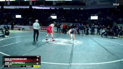 190 lbs Champ. Round 2 - Jose Luis Espindola, Grandview vs Odin Schwabenbauer, Snohomish