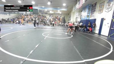 150 lbs Semifinal - Isaac Hernandez, Valley View vs Nathan Cauwel, Chino