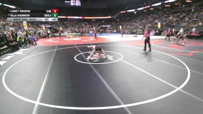 Cons. Round 3 - Ella Hammon, Palmyra vs Laney Drueke, St. Mary`s