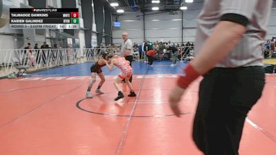 68 lbs Round 5 - 3:00pm Friday - Kaiden Galindez, Backyard Brawlers vs Talmadge Dawkins, Minnesota Funky Singlets