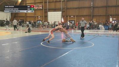 120 lbs Consi Of 8 #2 - Sam Baker, Smitty's Barn vs Sebastian Ortiz, Shea RTC