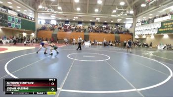 113 lbs Champ. Round 2 - Anthony Martinez, Bishop Gorman vs Josiah Maestas, Slam Academy