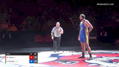 285 lbs Dual - Jarrod Snyder vs Danny Salas