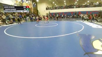 138 lbs Cons. Round 4 - Mason Rogers, Coeur D Alene vs Jason Symons, Sandpoint