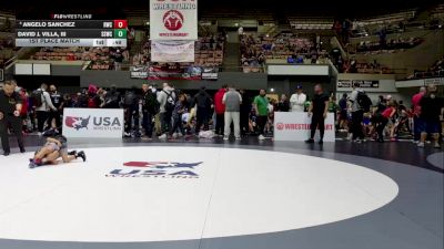 Intermediate Boys - 53 lbs 1st Place Match - Angelo Sanchez, Reign Wrestling Club vs David J. Villa, III, Southwest Stallions Wrestling Club