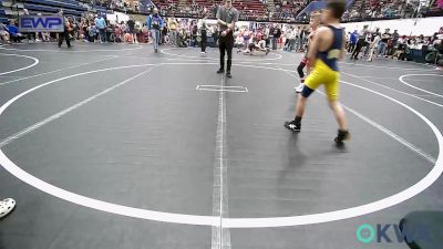 55 lbs Round Of 32 - Brody Corn, Mustang Bronco Wrestling Club vs Titan Stewart, Kingfisher YellowJackets