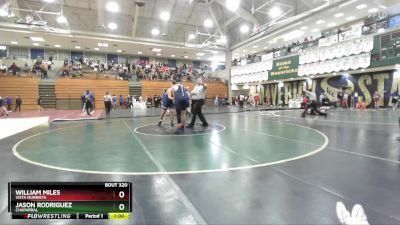 215 lbs Cons. Round 2 - Jason Rodriguez, Chaparral vs William Miles, Vista Murrieta