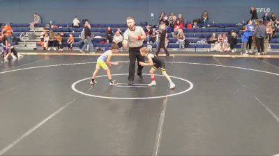 55 lbs Cons. Round 1 - Wyatt Donnelly, Cozad Wrestling Club vs Elliott Sanabria, Sedgwick County Fleming
