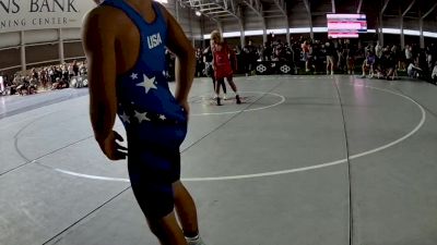 126 lbs Cons. Round 3 - Salvador Bautista II, California vs Jasiyah Chapa Galvan, California