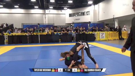 Tali Hannah Isaacs vs Tayler Rae Wiedeman 2024 World IBJJF Jiu-Jitsu No-Gi Championship