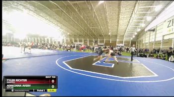 170 lbs 7th Place Match - Tyler Richter, Wasatch vs Adreonna Avery, Skyline