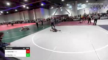 66 lbs Quarterfinal - Jaxon Sanchez, Team Reign vs Rhoan Rambo, Legacy Elite WC
