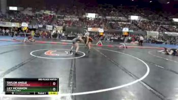 3rd Place Match - Lily McMahon, Flathead Girls vs Taylor Angle, Plains/Hot Springs Girls
