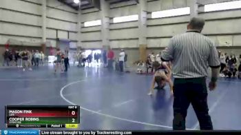 141 lbs Cons. Round 6 - Cooper Robins, Syracuse vs Mason Fink, Lehi