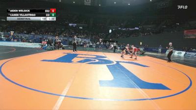 5A Boys 113 lbs Semifinal - Aiden Welsick, Centennial Boys vs Casen Villastrigo, Crook County Boys