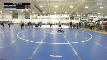 58 lbs 5th Place - Lorelei Decker, Killingly vs Christian Tang, Smitty's Wrestling Barn