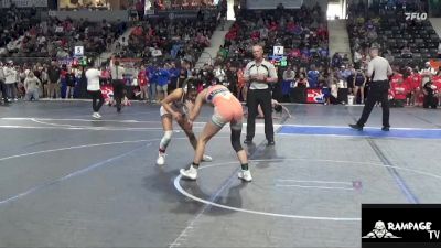 101 lbs 3rd Place Match - Kalena Borge, Manhattan vs Yulianna Pardo, Red Devil