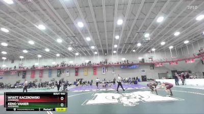 125 lbs Cons. Round 4 - Keno Vanier, Augsburg vs Wyatt Kaczrowski, Augsburg