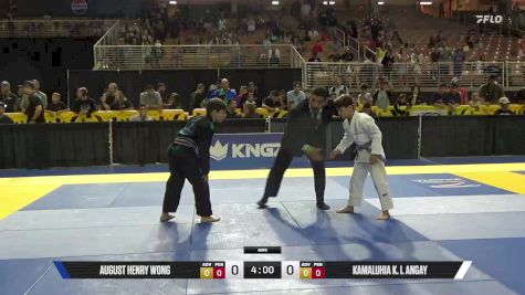 Kamaluhia K. I. Angay vs August Henry Wong 2025 Pan Kids Jiu-Jitsu IBJJF Championship