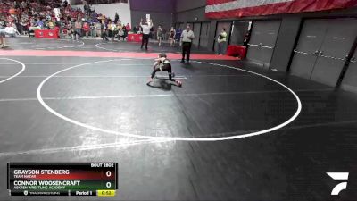 64 lbs Semifinal - Grayson Stenberg, Team Nazar vs Connor Woosencraft, Askren Wrestling Academy