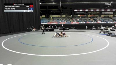 124 lbs Champ. Round 1 - Addison Messerly, Campbellsville vs Maya Davis, Grand View