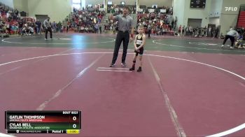 55 lbs Cons. Round 3 - Gatlin Thompson, Lincoln Youth Wrestling vs Cylas Bell, Sparkman Athletic Association