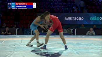 55 kg 1/4 Final - Emin Sefershaev, Russian Wrestling Federation vs Khorlan Zhakansha, Kazakhstan