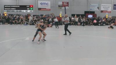105 lbs Cons. Sub-quarters - Sicilie Lomeli, Shelton Wrestling Academy vs Natalie Roberson, KT3 Style