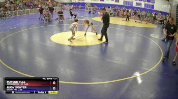 77 lbs Quarterfinal - Mayson Tull, Cornerstone Mat Club vs Rudy Sawyer, Dallas Mat Club