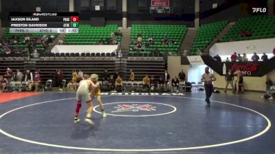 108 lbs Semifinals (16 Team) - Jaxson Eiland, Pike Road School vs Preston Davidson, Athens