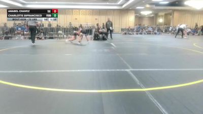72 lbs Semifinal - Anabel Chavez, The Valley WC vs Charlotte DiFrancisco, Poway Elite