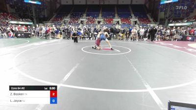 126 lbs Cons 64 #2 - Zac Bosken, TN vs Lazarus Joyce, NJ