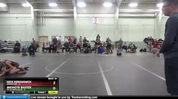 72 lbs Round 5 (8 Team) - Bronsyn Baxter, PA Alliance Blue vs Nick Kershisnick, Ranger WC